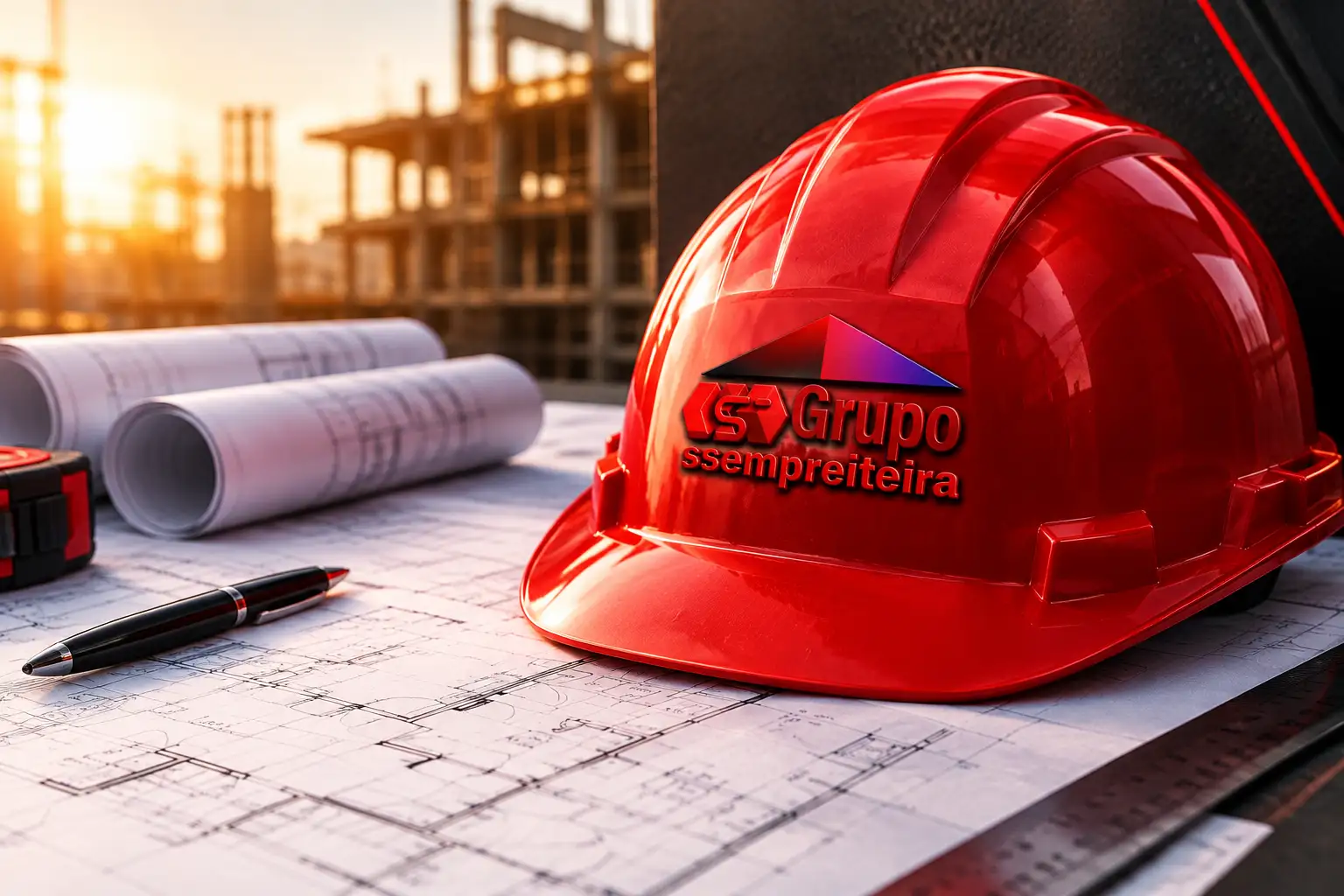Planejamento e capacete — Grupo Ssempreiteira